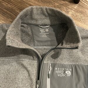 Mountain Hardwear Gray Full-Zip Jacket